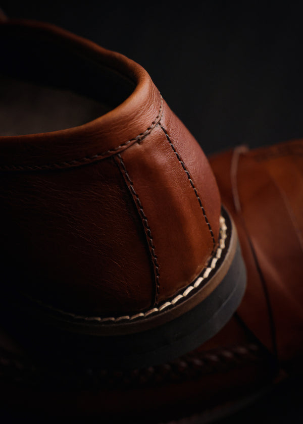 Dark brown formal loafers