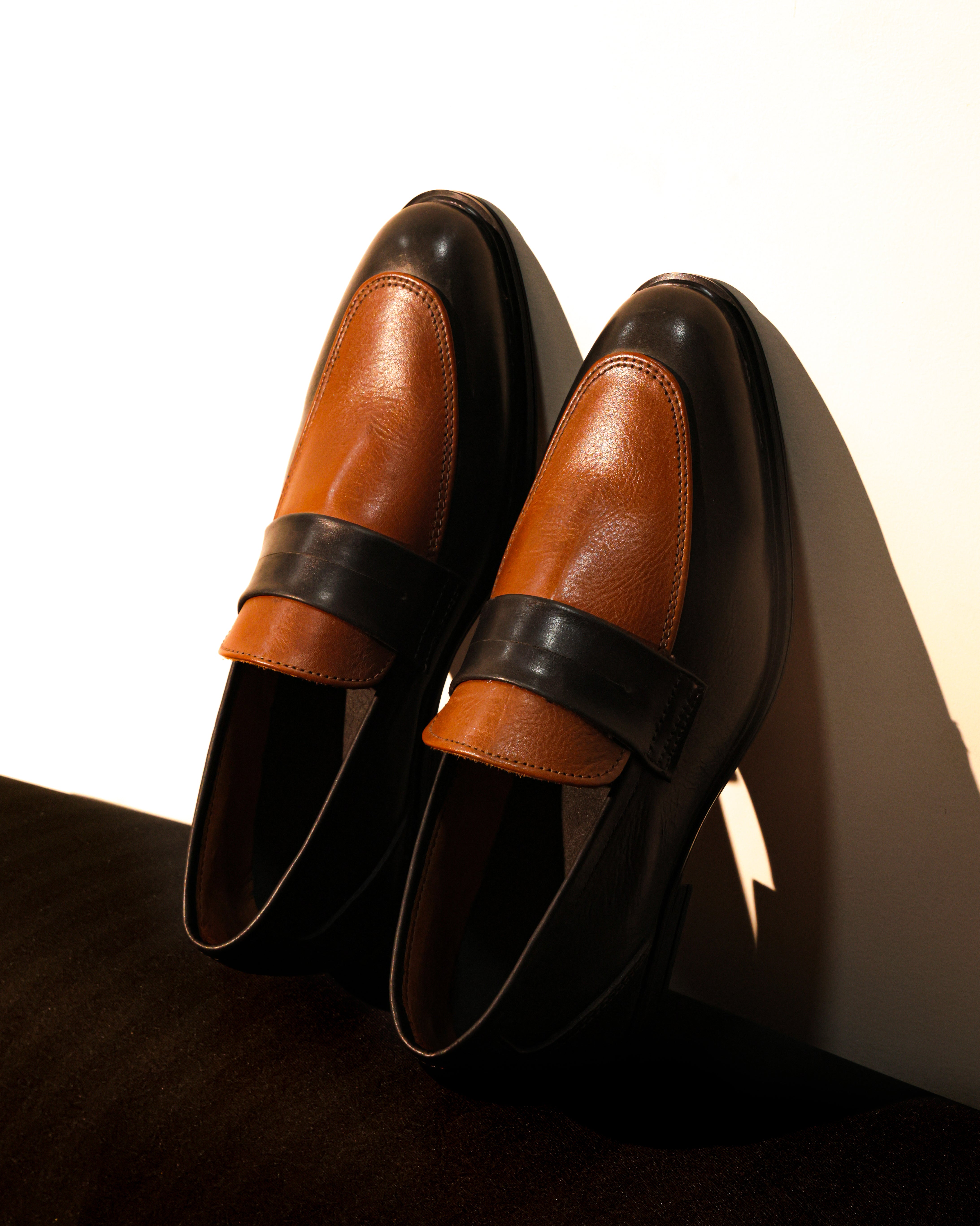 2 tone loafers