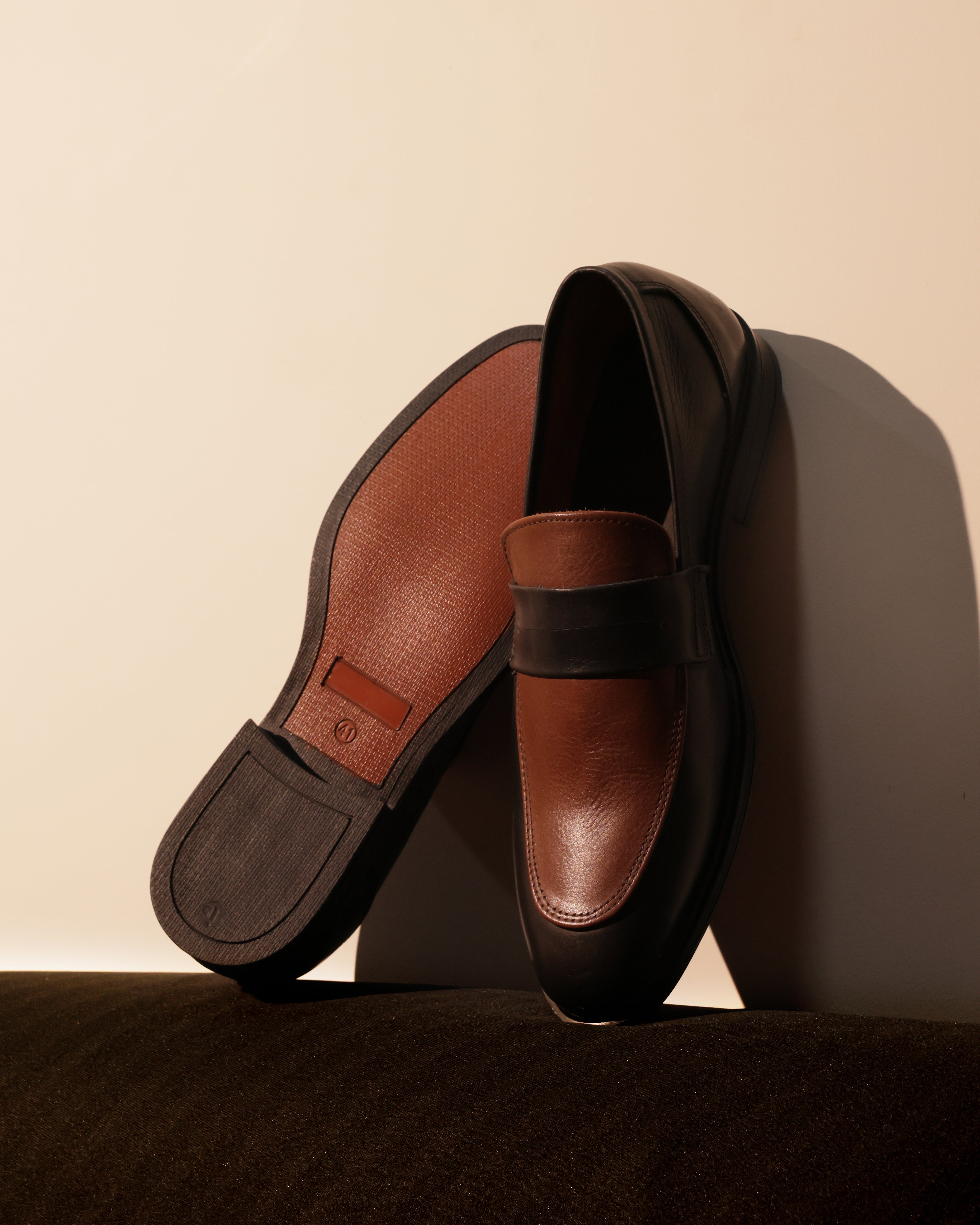 2 tone loafers