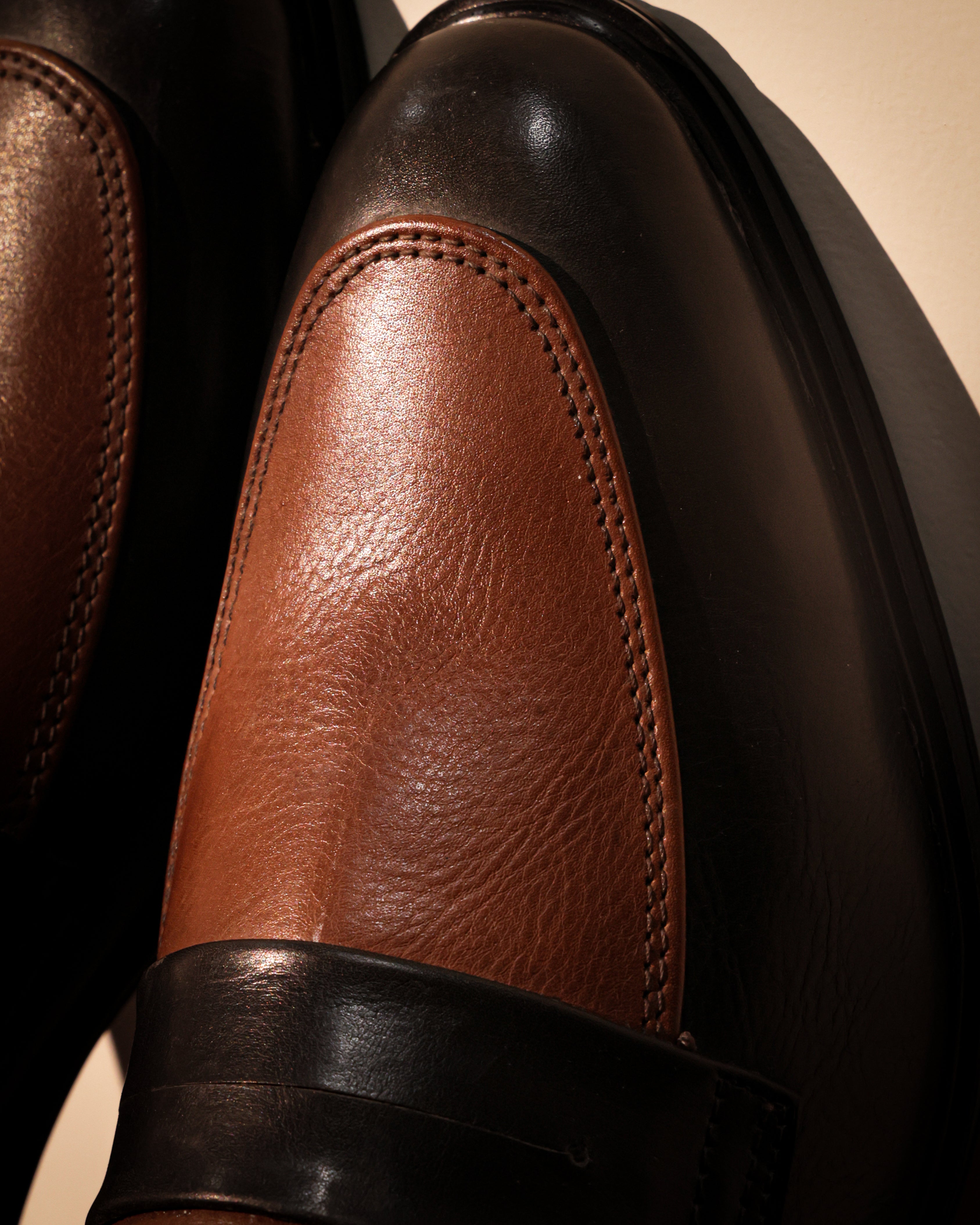 2 tone loafers