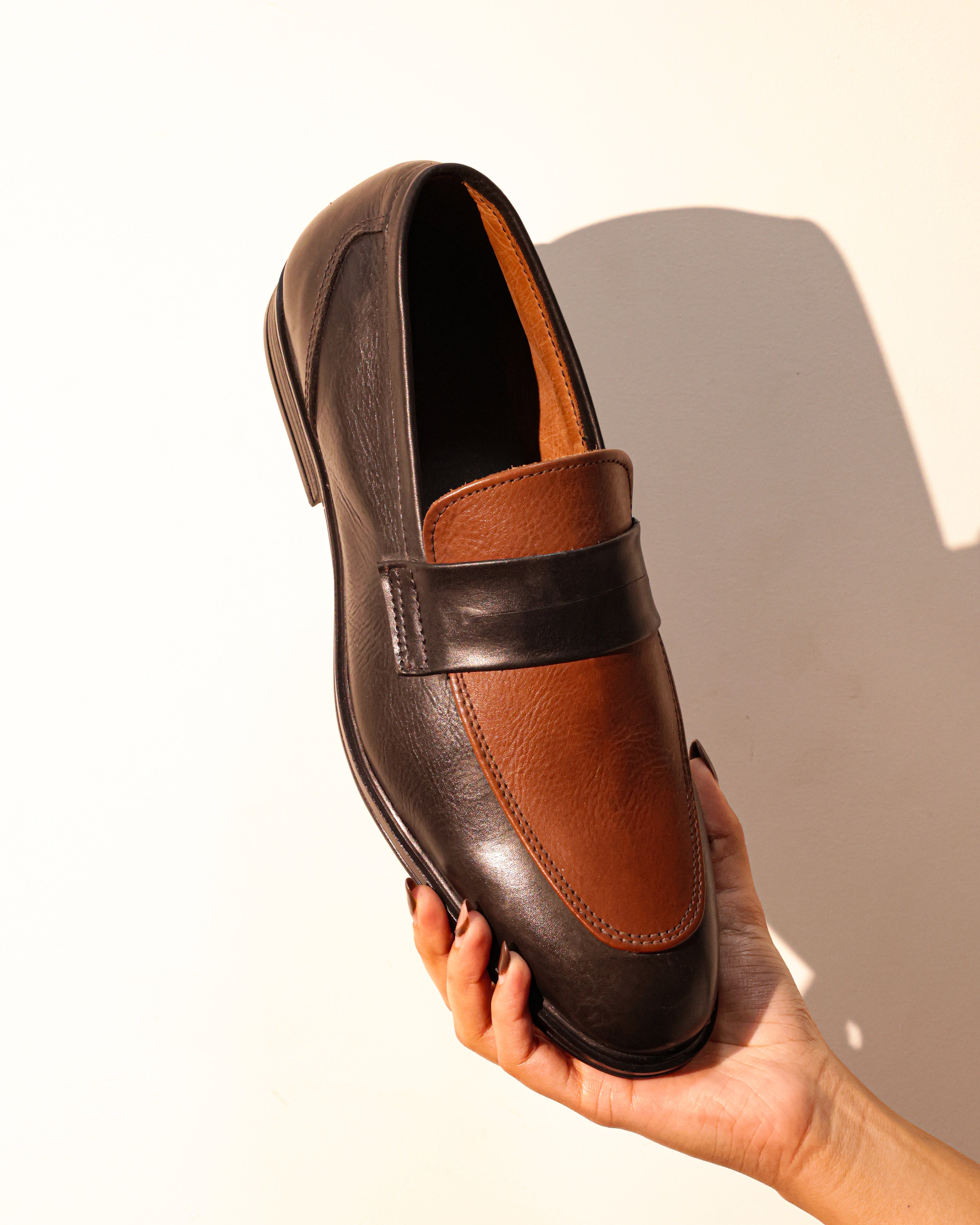 2 tone loafers