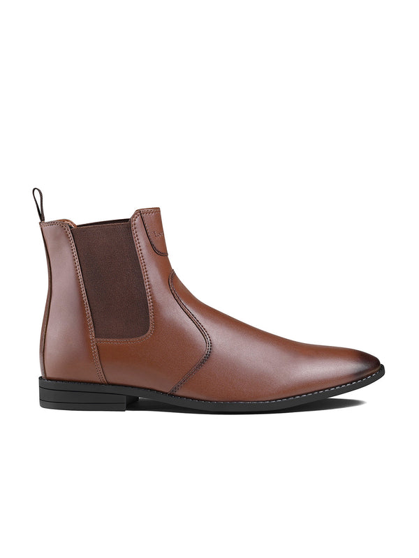 Russet Tan Dual Tone Handcrafted Chelsea Boots