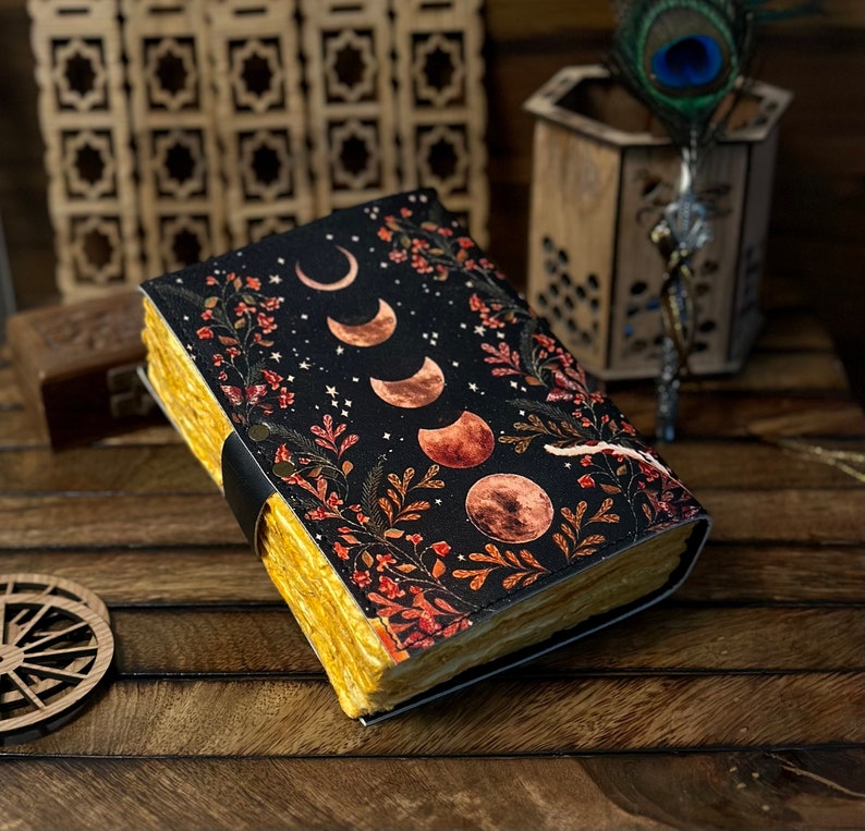 Moon Phase Artificial leather Diary