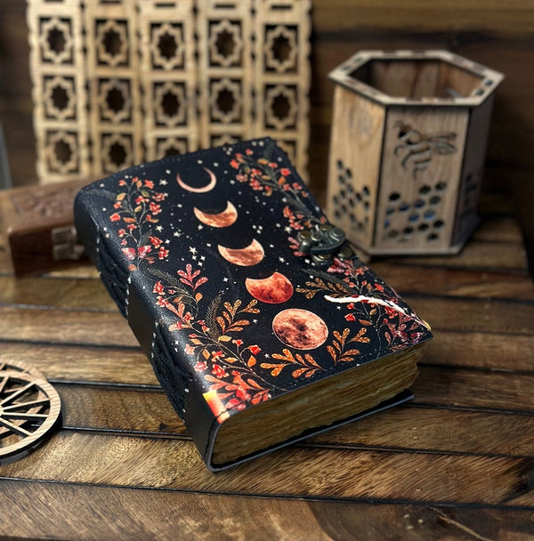 Moon Phase Artificial leather Diary