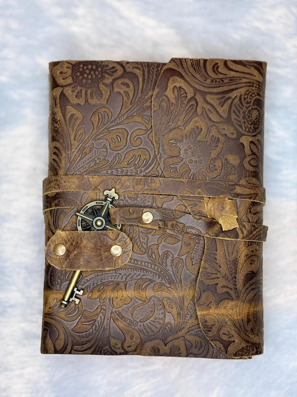 Embossed Leather Artificial Leather Diary