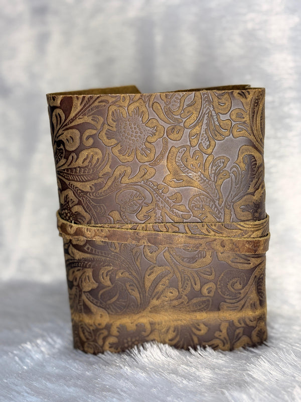 Embossed Leather Artificial Leather Diary