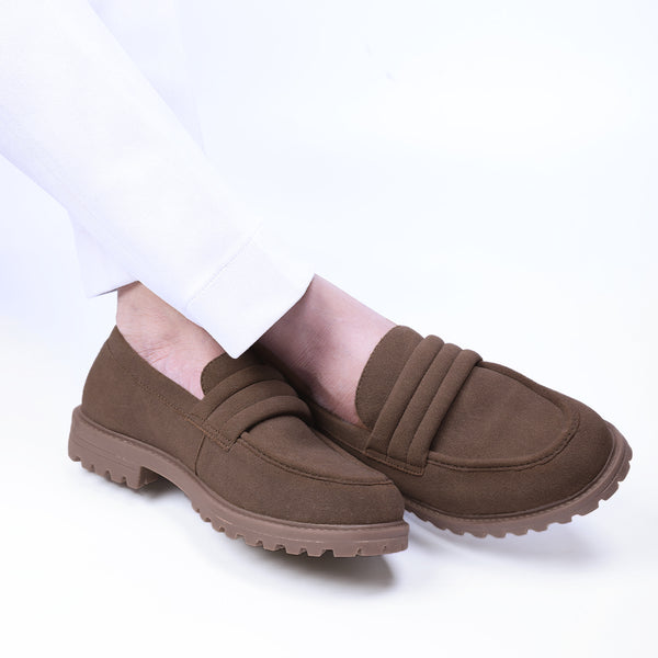Monkstory Cosmopolitan Cloud Strap Loafers - Brown